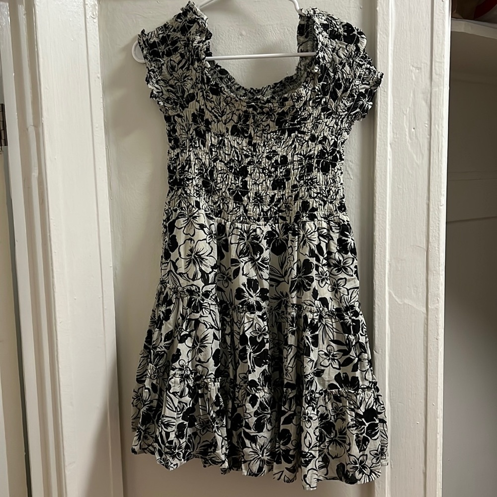 Tropical off the shoulder American eagle dress